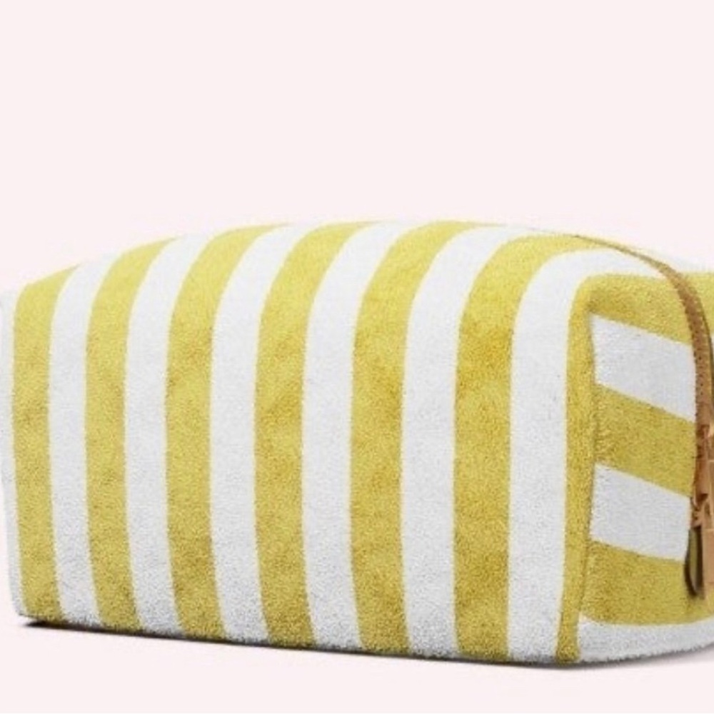 Truly Beauty Stripe Yellow Bag